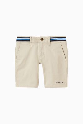 Belt Chino Shorts in Stretch Cotton Belt Chino Shorts in Stretch Cotton