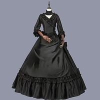 Maria Antonietta Rococo Victorian Vintage Dress Ball Gown Prom Dress Women's Costume Vintage Cosplay Party Halloween Carnival Dress Masquerade miniinthebox - thumbnail