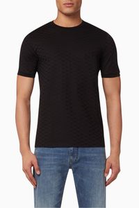 Eagle Monogram Jacquard Jersey T-Shirt
