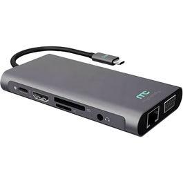Mycandy ACMCN21TPCHUB2 8 In 1 USB-C Hub, Grey
