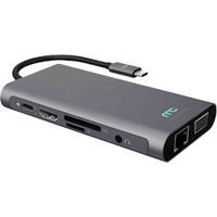 Mycandy ACMCN21TPCHUB2 8 In 1 USB-C Hub, Grey