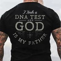 Men's T shirt Tee Graphic Tee Letter Graphic Prints Crew Neck Hot Stamping Street Vacation Short Sleeves Print Clothing Apparel Basic Designer Modern Contemporary Lightinthebox - thumbnail