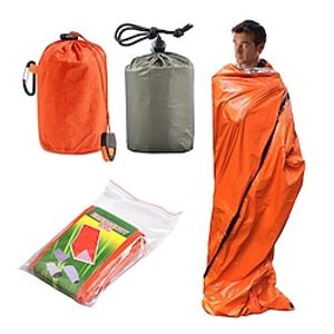 Sleeping Bag Outdoor Camping Rectangular for Adults 15-25 °C Single T / C Cotton Windproof Rain Waterproof Ultra Light (UL) Breathable Durable / All Seasons for Camping / Hiking Climbing Beach miniinthebox