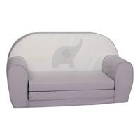 Delsit Elephant On Grey Double Sofa