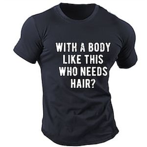 Letter Black Blue Army Green T shirt Tee Men's Graphic Cotton Blend Shirt Sports Classic Shirt Short Sleeve Comfortable Tee Sports Outdoor Holiday Summer Fashion Designer Clothing S M L XL XXL XXXL Lightinthebox