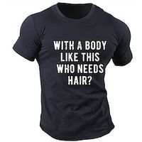 Letter Black Blue Army Green T shirt Tee Men's Graphic Cotton Blend Shirt Sports Classic Shirt Short Sleeve Comfortable Tee Sports Outdoor Holiday Summer Fashion Designer Clothing S M L XL XXL XXXL Lightinthebox - thumbnail