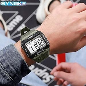 Big Numbers Oversized Digital Watch Easy to Read 5ATM Water Resistant For Student miniinthebox