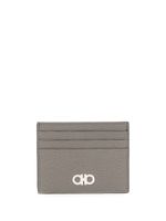 Salvatore Ferragamo logo-plaque cardholder - Grey