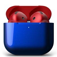 Merlin Craft Customized Apple Airpods 4 Combo Red Blue