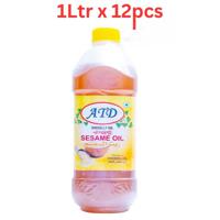 ATD Gingelly Oil 1Ltr Pack of 12