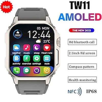 TW11 AMOLED Smart Watch Men New Bluetooth Call NFC Sport Fitness Tracker Health Monitor Waterproof Women Smartwatch Lightinthebox