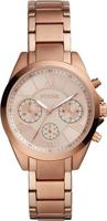 Fossil Women's BQ3036 Justine Analog Display Quartz Rose Gold Watch, Rose Gold, Chronograph