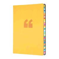 Collins Debden Edge A5 Ruled Notebook - Yellow - thumbnail