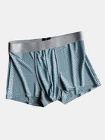 Sexy Mesh Breathable Antibacterial Underwear U Convex Pouch Boxer Briefs for Men