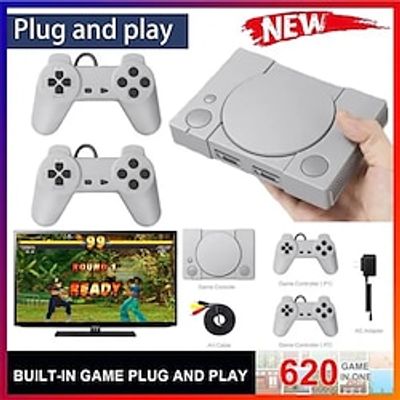 620 Games In One Classic Game Console 8-Bit Mini Home Action Game Enthusiast Entertainment System Retro Double Battle Game Console Lightinthebox