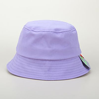 1pcs Kids Unisex Basic Birthday  Casual  School Solid Colored Stylish Cotton Hats  Caps White  Black  Purple S Lightinthebox