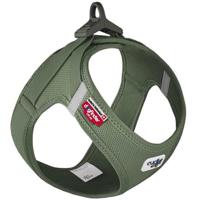 Curli Vest Harness With Curli Clasp Air Mesh For Dogs - Moss Large