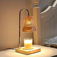 Fireless aromatherapy furnace glass aromatherapy melting wax lamp candle essential oil melting candle lamp bedroom atmosphere table lamp Lightinthebox - thumbnail