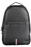 Tommy Hilfiger Black Polyethylene Backpack (TO-20400)