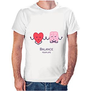 Men's Unisex Tee T shirt Hot Stamping Heart Graphic Prints Letter Plus Size Print Short Sleeve Casual Tops Cotton Basic Fashion Designer Big and Tall White Wine Black Lightinthebox