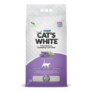 Cat's White Clumping Cat Litter 5L Lavender Perfumed