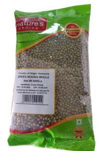 Nature's Choice Green Whole Moong 500Gm