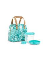 Fit & Fresh Etta Vee Minneola Lunch Kit Includes Deluxe Salad Container Marble