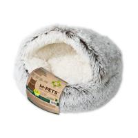 M-Pets Snugo Eco Cat Bed Grey