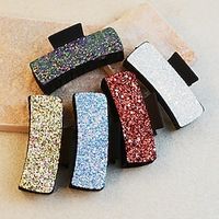 Sequins Hair Claw Clips Large Hairpins for Women Printed Scottish Long Thick Hair Neutral Colors Appreciation Gifts Idea Teacher Nurse Mom Friends Teens Lightinthebox - thumbnail