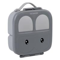 Eazy Kids Bento Lunch Box With Handle - Grey EZ_LBRBEY_GY