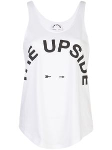 The Upside logo print tank top - White