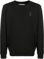 McQ Alexander McQueen embroidered swallow jumper - Black - thumbnail