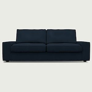 IKEA Kivik 3 Seat Sofa Cover Cotton Twill Regular Fit With Piping Machine Washable miniinthebox