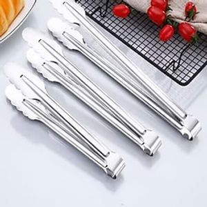 Quality Stainless Steel Barbecue Clip Kitchen Tongs Salad Tongs - Outdoor Barbecue Supplies Accessories - Bread Baking Tools - Cooking Grilling Barbecue Food Clip - Non-Slip  Easy Grip Lightinthebox