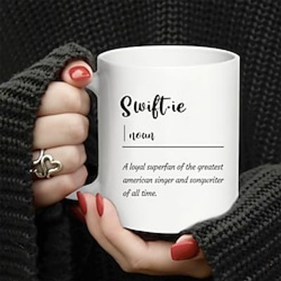 1pc Coffee Mug Swiftie Merch For The Eras Music Musician Tea Cup For Woman Music Lovers Gifts For Fans (White 11oz) Lightinthebox 1pc Coffee Mug Swiftie Merch For The Eras Music Musician Tea Cup For Woman Music Lovers Gifts For Fans (White 11oz) Lightinthebox
