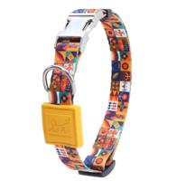 Helepet Faux Nylon Dog Collar Diamond Large