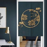 Japanese Noren Curtain Door Cover Doorway Curtain Panel Traditional Chinese Printed Door Tapestry Room Divider Curtains for Kitchen Sushi Bathroom Livingroom Bedroom miniinthebox