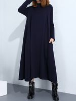 Elegant Turtleneck Maxi Dress