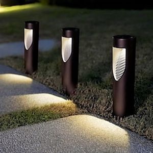 Solar Lights Outdoor Decorative for Garden Pathway Walkway Driveway Sidewalk Yard. 15 Lumens Bright Landscape Lights Solar Powered for Landscape Lighting Lightinthebox