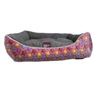 Coco Kindi Washable Sofa Fur Bed For Dogs & Cats Fluffy Pink Size 3