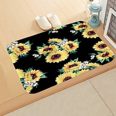 Sunflowers Doormat Non-Slip Oil Proof Rug Indoor Outdoor Mat Bedroom Decor Bathroom Mat Entrance Rug Door Mat Lightinthebox