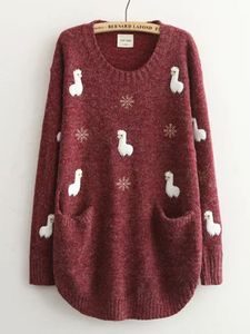 Vintage Embroidery Sweaters