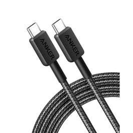 Anker 322 USB-C to C Cable (6ft Braided) ) Black