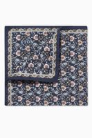 Geometric Pocket Square in Fuji Silk Geometric Pocket Square in Fuji Silk