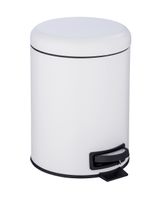 Wenko Pedal Bin Leman White 5L