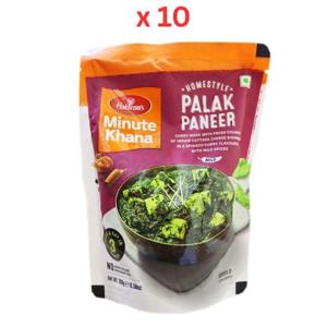Haldirams Minute Khana Curry Palak Paneer 300gm - Pack Of 10