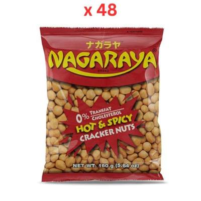 Nagaraya Cracker Nuts Hot & Spicy 160G Pack of 48