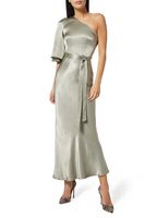 La Lune One-Shoulder Bias Dress - thumbnail