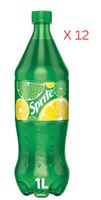 Sprite Regular, Pet Bottle - 12 x 1 L