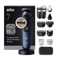 Braun All-In-One Series 7, 15-In-1 Grooming Kit ProBlade, AutoSense, Black - AIO7580